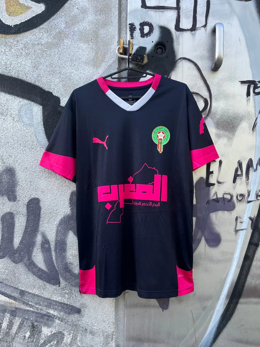 maillot-maroc-concept-rose-20252026 FODBOLDTRØJE-CONCEPT MAROKKO LYSERØD 20252026