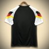 T-shirt fodbold Tyskland koncept sort stil til supporter og fan