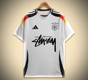 Fodboldtrøje-Concept Tyskland hjemmebanetrøje Stussy udgave 2425
