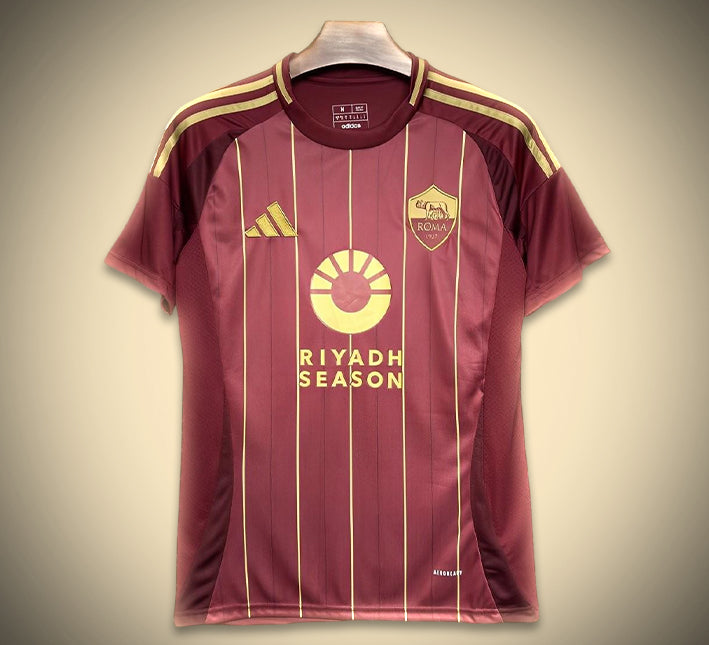 Fodboldtrøje AS Roma Hjemmebanetrøje 2024-2025
