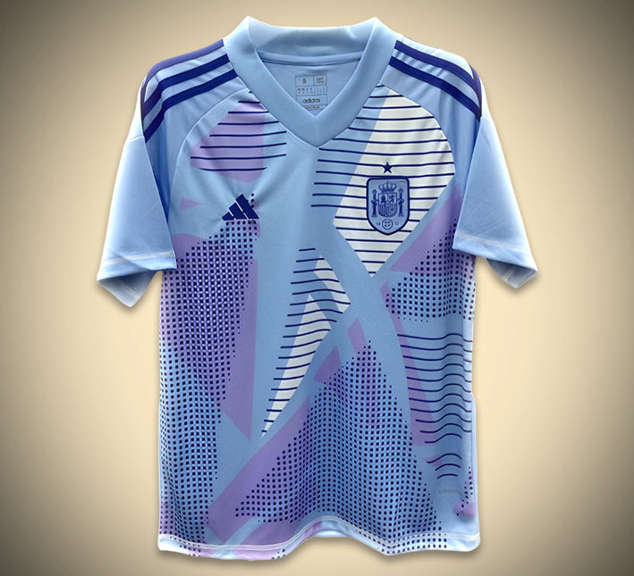 maillot-gardien-espagne-bleu-2024 Målmandstrøje Spanien Blå 2024