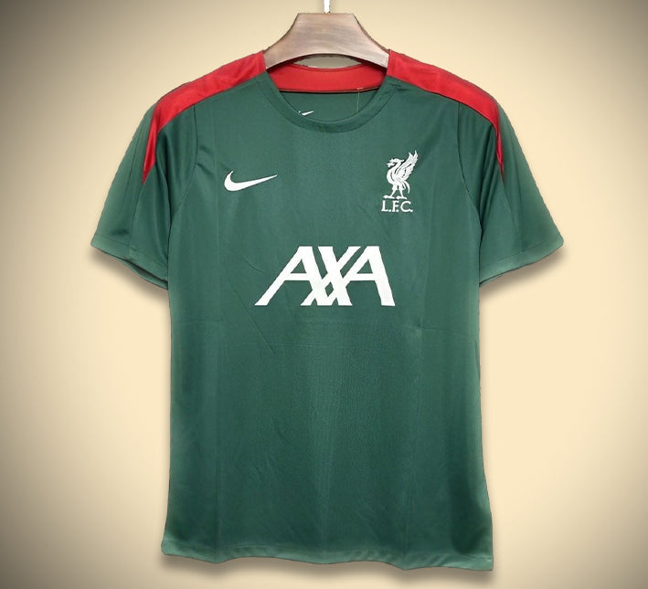 maillot-liverpool-entrainement-vert-2425 Fodboldtrøje Liverpool Træning Grøn 2425