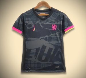 maillot-chelsea-exterieur-noir-2425 Chelsea Udebanetrøje Sort 2425