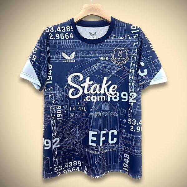 Fodboldtrøje Everton Før-kamp Afsked 2024-2025