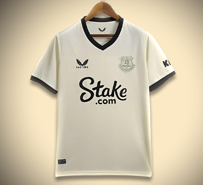 maillot-everton-exterieur-blanc-2425 Everton Udebanetrøje Hvid 2425