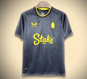 Everton sort jersey til støtter ude-kollektion 2024-2025