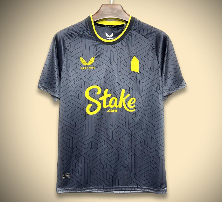 Everton sort jersey til støtter ude-kollektion 2024-2025