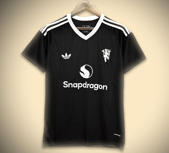maillot-manchester-united-gardien-noir-2425 Manchester United Målmandstrøje Sort 2425