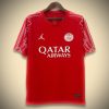 Paris Saint-Germain Udebanetrøje Rød Udgave 2024-2025 set forfra