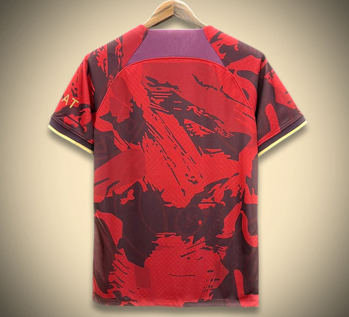 t-shirt-football-psg-edition-rouge-collection-2024-2025 T shirt football PSG édition rouge collection 2024 2025