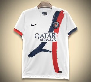 Paris Saint-Germain Udebanetrøje Hvid 2024-2025 set forfra