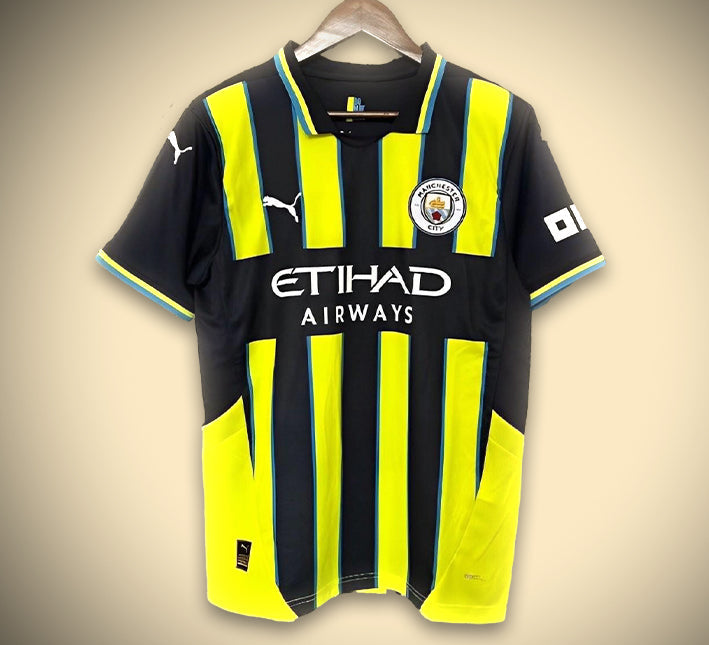 Fodboldtrøje-Concept Manchester City Udebanetrøje 2425