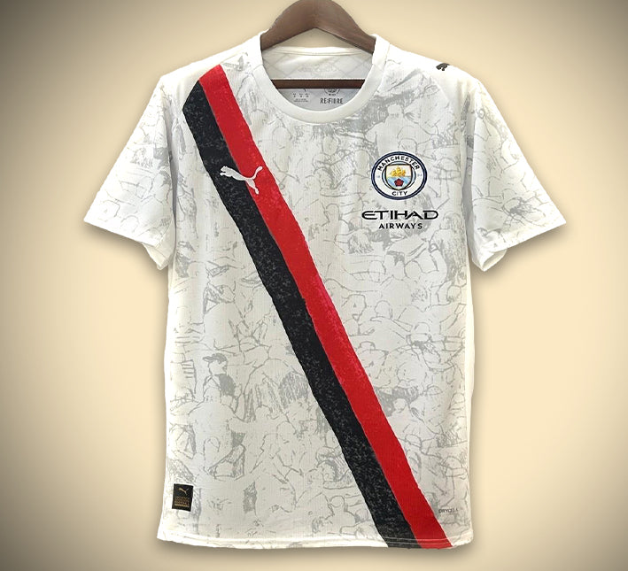 Fodboldtrøje-Concept Manchester City Udebanetrøje 2526