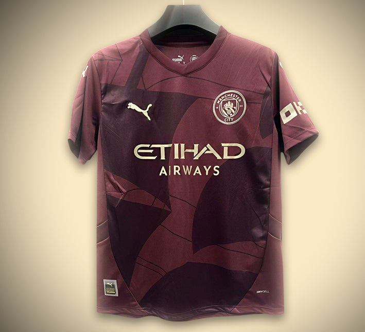 Third-trøje Manchester City sæson 2024 2025 officiel udebanetrøje