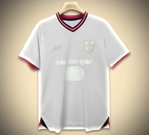 Fodboldtrøje-Concept LOSC Lille udgave 80-års jubilæum sæson 2024 2025 fodbolddragt