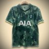 Maillottottenham243e-1.jpg Tottenham Hjemmebanetrøje Grøn 2024-2025 set forfra