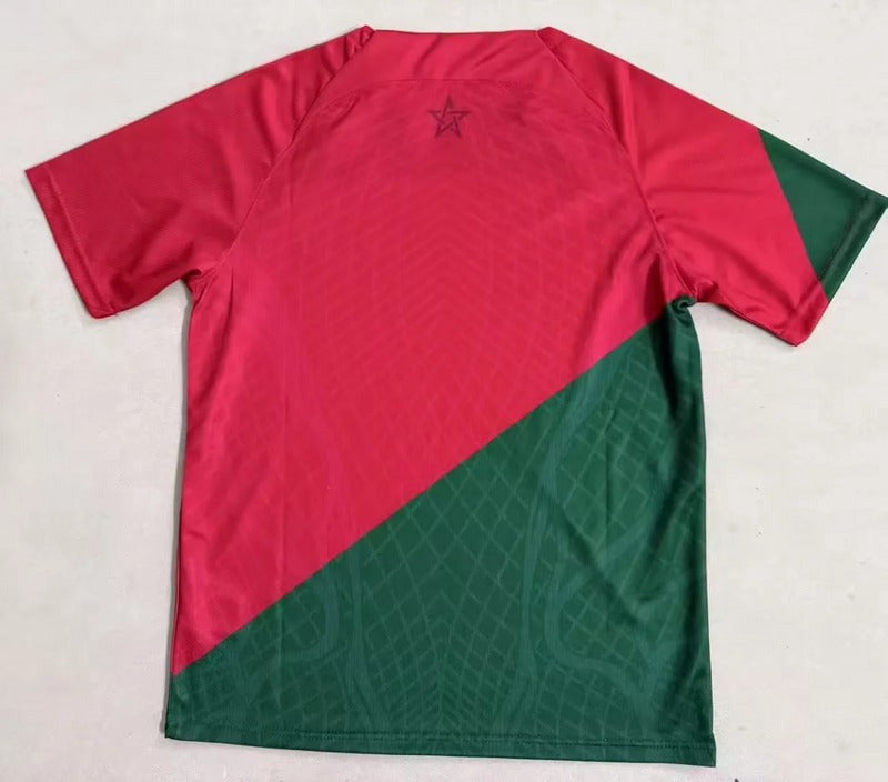maillot-de-football-concept-maroc-saison-2025-2026-design-moderne fodboldtrøje koncept Marokko sæson 2025 2026 moderne design