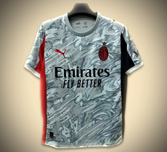 Fodboldtrøje-Concept AC Milan Udeudgave Grå 2526