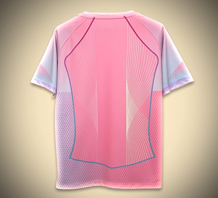 tshirt-de-foot-rose-pour-supporter-fc-barcelone-design-concept Rosa fodbold-T-shirt til FC Barcelona-fan concept-design