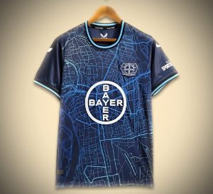 maillot-de-football-bayern-04-leverkusen-bleu-design-concept-collection-2425 Fodboldtrøje Bayern 04 Leverkusen blå designkoncept samling 2425