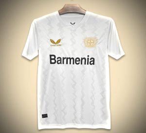 Udebanetrøje Bayer Leverkusen guld sæson 2024/2025