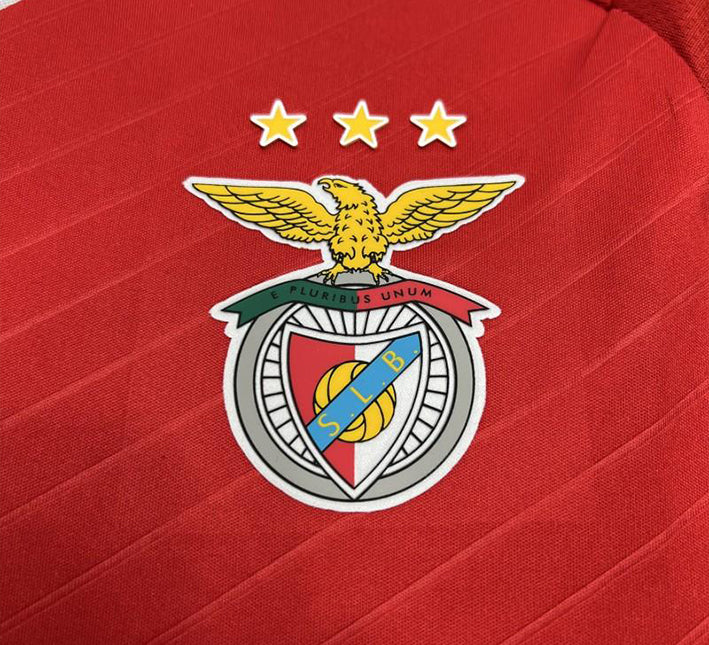 Fodboldtrøje Benfica Lissabon hjemmebanetrøje rød