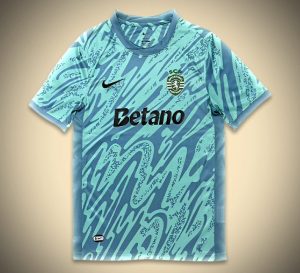 Målmandstrøje Sporting CP 2024-2025 set forfra