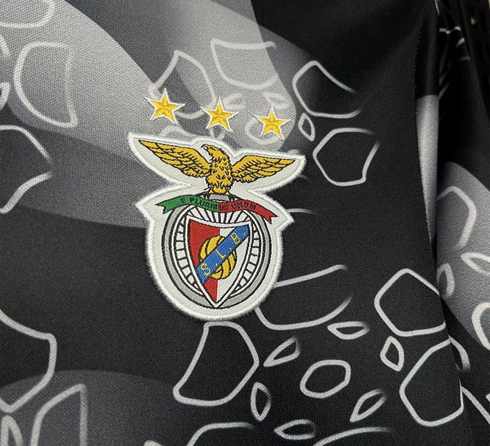 Fodboldtrøje Benfica Kampdagstrøje Sort 2425