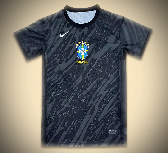 maillot-bresil-gardien-2425 Brasilien Målmandstrøje 2425