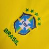 Brasiliansk fodboldtrøje hjemmebane sæson 2025 2026 koncept gul og grøn