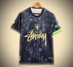 Fodboldtrøje Brasilien concept Stussy-udgave sæson 2024/2025 streetwear-stil