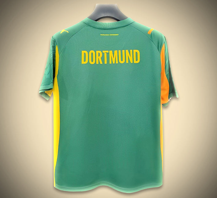 Fodboldtrøje-Concept Borussia Dortmund Udebaneudgave 2025-2026 set fra siden