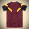 Fodboldtrøje-Concept AS Roma sæson 1985 moderne design rød og guld