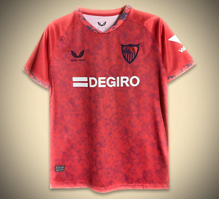 maillot-fc-seville-exterieur-rouge-2425 FC Sevilla Rød Udebanetrøje 2425