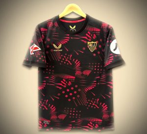 FC Sevilla sort udebanetrøje sæson 2024 2025 officielt fodboldtøj