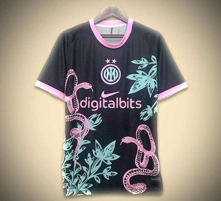 Fodboldtrøje Inter Milan pink design concept udgave Serpend