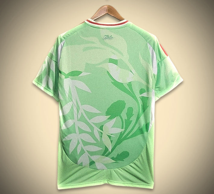 t-shirt vert Italie fan de football 2425