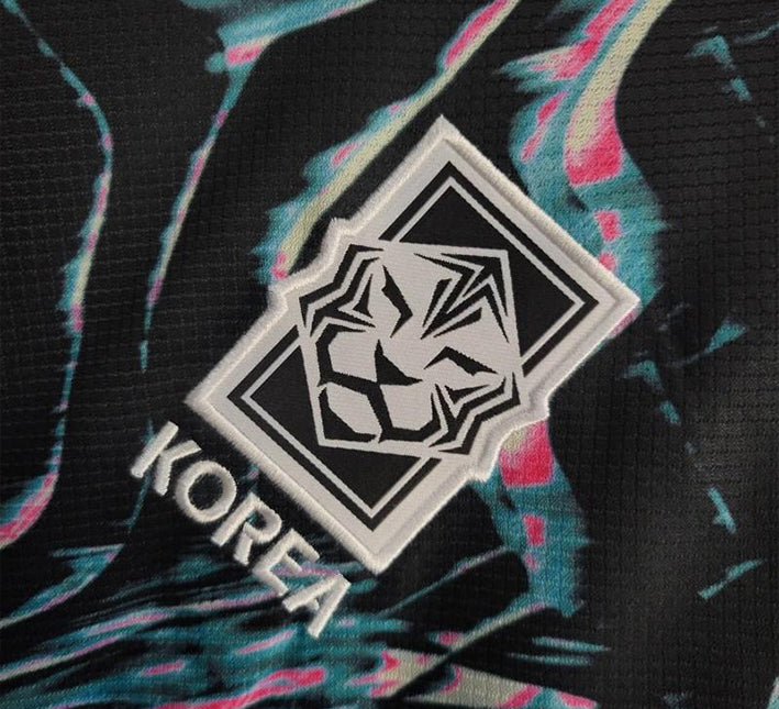 Udebanetrøje Sydkorea 2024 rød til fodbold