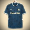 Olympique Marseille Udebanetrøje 2024-2025 set forfra