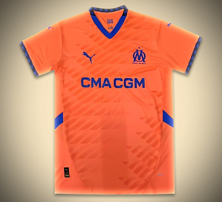 Olympique Marseille 3. trøje 2024-2025 set forfra