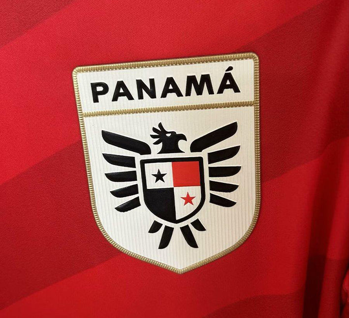 maillotpanamahomelogo.jpg Fodboldtrøje Panama Hjemmebane 2024 set fra siden