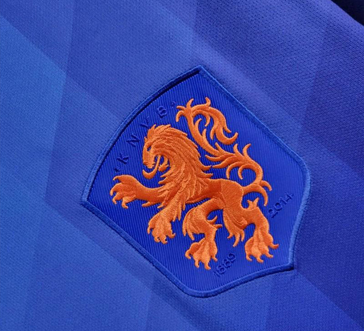 maillotpaysbasexterieurlogo_4d85b65484f5488b837d3235952bbfe7.jpg Fodboldtrøje Holland Udebanetrøje 2014 stofdetalje