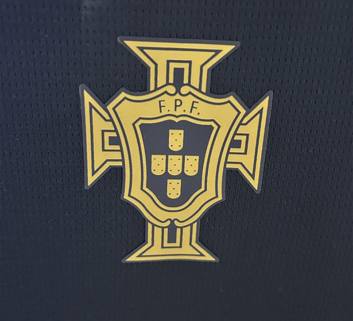 Portugal fan-trøje marineblå moderne stil specialudgave