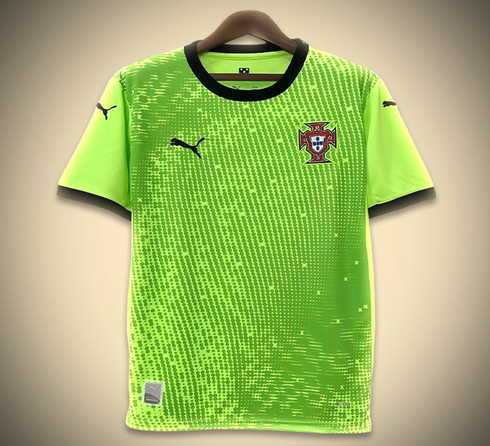 maillotportugalvert-1.jpg Portugal Målmand Grøn 2024-2025 set forfra
