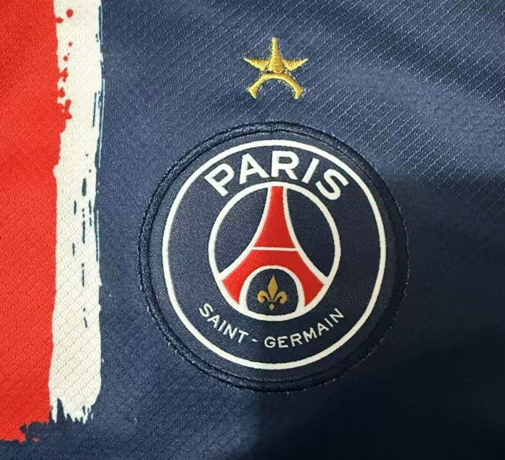 Paris Saint-Germain Hjemmebanetrøje 1 Stjerne 2024-2025 set fra siden