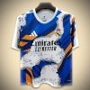 Fodboldtrøje concept Real Madrid edition abstrakt mønster sæson 2025 2026