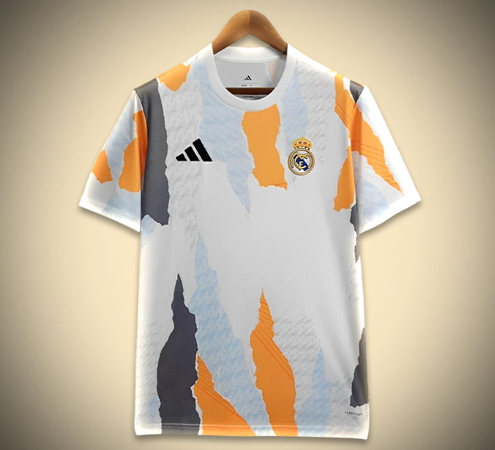 Real Madrid Opvarmningstrøje 2024-2025 set forfra