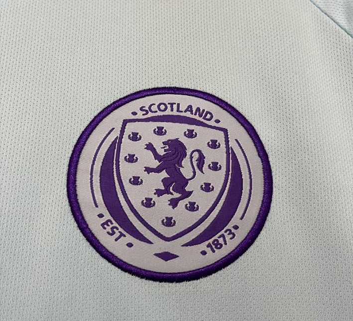 Skotland Udebanetrøje 2024 stofdetalje