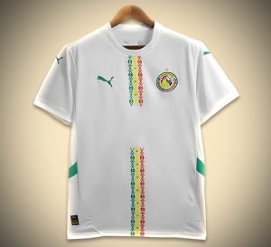 Fodboldtrøje Senegal Hjemmebane 2024 set forfra