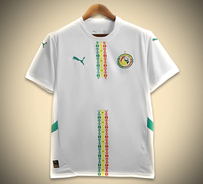 Fodboldtrøje Senegal Hjemmebane 2024 set forfra